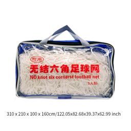ATORSE 2 Pieces Soccer Goal Nets Lightweight Replacement for Practicing Beach Match 5 a Side image 5