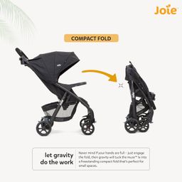 Joie muze lx Travel System, Includes juva Infant Carrier, SoftTouch 5-Point Harness, Lie-Flat Recline, UPF 50+ Canopy, All-Wheel Suspension, One Hand Fold Stroller, Usage from 0+ to 3 Years (15kg). image 3