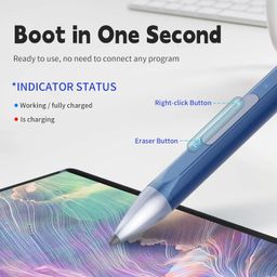 sss·grgb Stylus Pen for HP Envy X360 Pavilion X360 Specter X360 Spectre X2 Envy X2 Rechargeable MPP 2.0 Tilt Active Pen with 4096 Pressure Sensitivity, Palm Rejection, Magnetic Attachment Function, Blue image 5