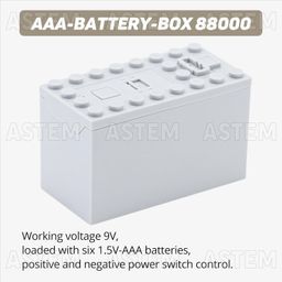 ASTEM 18pcs Power Function Set Compatible with Technic Parts. Including Train Motor Servo Motor XL/L Motor Speed Control Remote Controller for MOC EV3. image 5