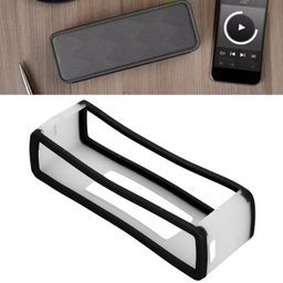 meiyya Soft Speaker, Prevent Scratch Flexible Speaker Sleeve Hollow Design Stylish TPU for Mini 1/2(black) image 2
