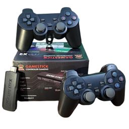 (GPZ) Pro Gaming Console Stick GD10 37000+ Inbuilt Games Retro Classic 3D 4K Full HD With 2 Wireless Gamepad Plug & Play Video Game 64Gb image 3