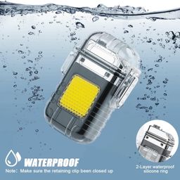 Bluetail Retail 2-in-1 Electric Lighter with Emergency Flashlight - Versatile and Practical - (Pack of 1, Random Color) image 2