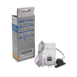 Quick Sense (Qs-WR02) Smart IR Sensor for Auto On/Off Cabinet & Wardrobe Lights | Infrared Motion Sensor for Automatic Door Opening & Closing | 5A Rated Load | White image 2