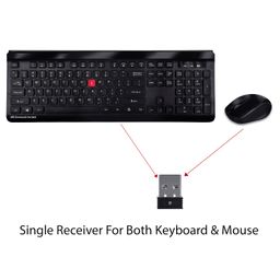 iBall Magical Duo 2 Wireless Deskset - Keyboard and Mouse I Alkaline Battery I High Speed Optical Mouse I Long Battery Life I Smart semi-Multimedia Keyboard - Black image 3
