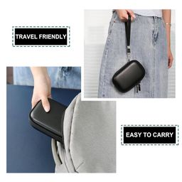 supmay Hard Carrying Case for HP Sprocket Portable 2x3 Instant Color Photo Printer, Wireless Bluetooth Portable Printer, Storage Holder Bag with Mesh Pocket for Photo Paper, USB Cable, Black image 5