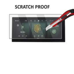 HONEY TEMPERED HUB (4 PACK) Screen Guard For NEW TATA CURVV EV 2024 / 12.3 INCH INFOTAINMENT [SHARP CORNERS] + INSTRUMENT CLUSTER + STEERING + AC PANEL Protector / Curvv.EV Empowered+ & Empowered+A Car Digital Display Accessories [Not Tempered Glass] 12.3 INCH image 4