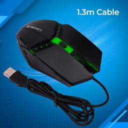 ZEBRONICS PHERO Wired Gaming Mouse with up to 1600 DPI, Rainbow LED Lights, DPI Switch, High Precision, Plug & Play, 4 Buttons image 4