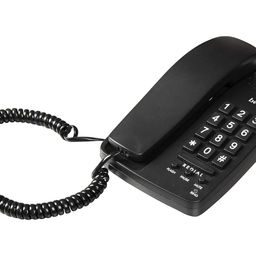 Beetel B15 Corded Landline Phone,Ringer Volume Control,LED Ring Indication,Wall/Desk Mountable,Bold Buttons Design,Clear Call Quality,Mute/Pause/Flash/Redial Function (Made in India)(Black)(B15) image 5