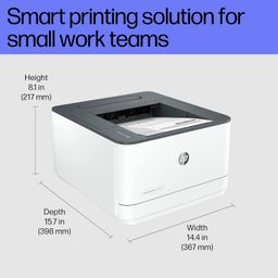 HP Laserjet 3004dw Duplex Printer: Black & White Printer, Self Reset Dual Band WiFi with self heal, Ethernet, Fast Printing Upto 33ppm, Easy and Secure Setup, Smart App Enabled image 5