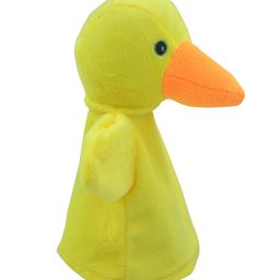 elfactory Animal Hand Puppet for Kids - Educational Storytelling Interactive Plush Animal Hand Puppet for Learning (4-8 inches) (Duck) image 3