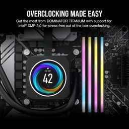 CORSAIR Dominator Titanium RGB DDR5 RAM 32GB (2x16GB) DDR5 7200MHz CL34 Intel XMP iCUE Compatible Computer Memory - Black (CMP32GX5M2X7200C34) image 5