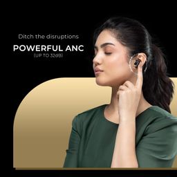 Noise Buds N1 Pro in-Ear Truly Wireless Earbuds with Metallic Finish, ANC(Upto 30dB), 60H of Playtime, Dual Pairing, Instacharge(10 min=200 min), BT v5.3(Chrome Black) image 3
