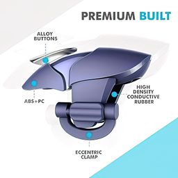 NOCXTUN S-6 Pubg Mobile Trigger Gaming Gamepad Sensitive Triggers L1 R1 Shooting Aim Button Joystick Gamepad Controller for All Smartphone WITH SLEVES image 4
