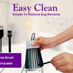 Chipku Mosquito Insect Bug Zapper Trap Killer LED Lamp, Electronic Mosquito Killer Machine Trap Lamp-Mosquito Killer Lamp for Home,Electric Machar Mosquito Killer Repellent Machine (Full Round) image 5