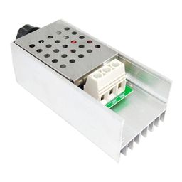 High Power 10000W 220V Voltage Regulator Speed Controller Dimmer Thermostat image 5