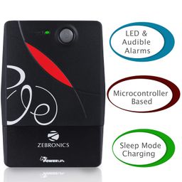 ZEBRONICS Zeb-U725 600VA UPS for Desktop/PC/Computers (not for Routers) with Automatic Voltage Regul image 4