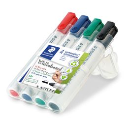 Staedtler Lumocolor 351 WP4 Bullet Tip Whiteboard Marker - Pack of 4 (Assorted) image 2