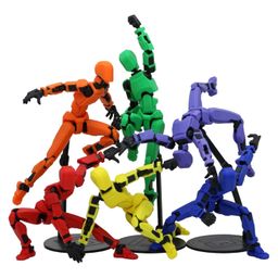 ONNGEO 2 PC Titan Dummy 13 Action Figure Robot Polyarticular Movable Titan 13 Action Figure Action,3D Printed Action Figure Toys for Desktop Decor&Game Lovers image 3