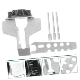 A AND S TOOLS Chainsaw Sharpening Tool Electric Attachment Kit Sharpening Wheels Burr Adapter Head for Quick and Efficient image 2