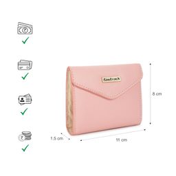 fastrack Snug Pocket Wallet for Women - Compact Three-Fold Wallet with Secure Flap Closure, Designed for Comfortable Pocket Carry image 4