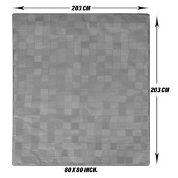 Kuber Industries PVC Double Bed Sheet, Grey, 6.5 * 6 Feet - Ctktc22301, Standard(Polyvinyl Chloride) image 3