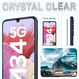 Amazon Brand - Solimo Advanced HD+ Tempered Glass Screen Protector Designed for Samsung Galaxy M34 5G / A24 5G and F34 5G - Edge to Edge Full Screen Coverage with Easy Instalaltion Kit image 4