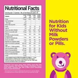 NutriBears Kids Multivitamin Gummies with Vitamins A, C, B, D, and Zinc, 30 Gummy Chewable Bears, Strawberry and Orange Flavour, Supports Daily Wellness and Immune System Support image 5