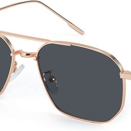elegante Men Square Non-Polarization Sunglasses image 1