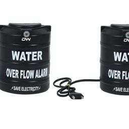 digiway Water Tank Alarm Overflow Bell Water Overflow Alarm with Sensor, Save Electricity, Black image 1
