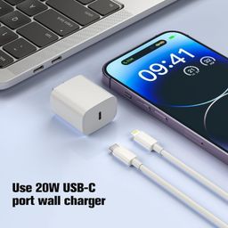 dr vaku DR VAKU® USB C to Lightning Cable 1M [Apple Mfi Certified] iPhone Fast Charger Cable USB-C Power Delivery Charging Cord for iPhone 14/13/12/12 Pro Max/12 Mini/11/11Pro/Xs/Max/Xr/X/8/8Plus/iPad image 2