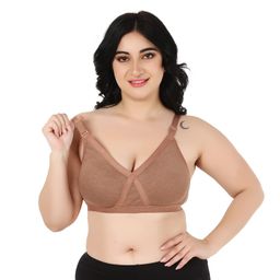 funahme Cotton Minimizer Full Coverage Bra for Heavy Bust Seamless Non Padded image 2
