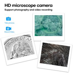 Cainda 4K 3840x2160P WiFi Digital Microscope for iPhone/Android Cellphones and Windows Mac PC, Wireless Handheld Microscope for Adults and Kids image 4