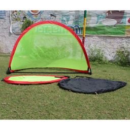 foxsus ROXAN Model Pop Up Goal Pair Portable Soccer Goals with Carry Bag Long Life Durable Frame Quick Setup Easy Fold (Color May Vary) image 1