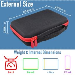 Aenllosi Hard Carry Case Compatible with GiiKER Smart Sudoku Puzzle Games,Protective Organizer for Replacement Block & Batteries (Case Only) image 5