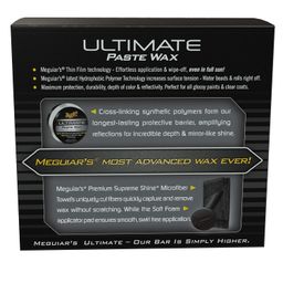 Meguiar's Ultimate Paste Wax Hydrophobic Polymer Technology Synthetic Paste Wax for Durable high Gloss Wet Finish image 3