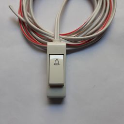 Hanging Bell Switch (Non Modular) Color- White with 1.5 Meter Wire Complete Set of 1 image 3