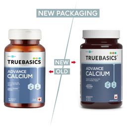 TrueBasics Advance Calcium For Women & Men (90 Tablets) | With Vitamin D3, Vitamin K2-MK7, Alfalfa, Clinically Researched Ingredients | For Healthy Bone & Joint Strength image 2