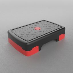 ATORSE Aerobic Stepper Multifunctional Exercise Step Platform for Home Gym Strength Red Black image 2