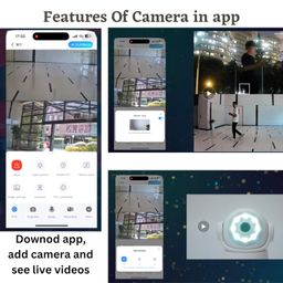 Maizic Smarthome Astro WiFi CCTV [4MP+4MP] FHD Live View Double Lens Dual Screen View 360° Coverage Home Security AI Human Detection Color Night Vision Two Way Talk (S-Pack of 2 Astro) image 4