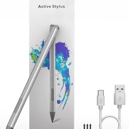 arsandyn 2023 New Stylus Pen for Microsoft Surface, 4096 Pressure Level, USB-C Charging, Erasing Function, Magnetic Attraction, for Microsoft Surface Pro 9/8/7/6/5/4/3/X, Surface Go/Book/Studio, 3 *Pen Tips image 1