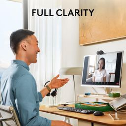 Logitech Brio 100 Full HD Webcam for Meetings and Streaming, Auto-Light Balance, Built-in Mic, Privacy Shutter, USB-A, for Microsoft Teams, Google Meet, Zoom and More- Graphite image 2
