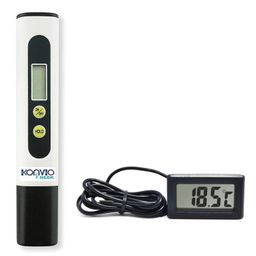 Konvio Neer Imported Tds Meter, Total Dissolved Solids Meter, Water Quality Tester with Mini LCD digital Temperature Meter sensor wired for Room temperature Aquarium Portable Meter image 1