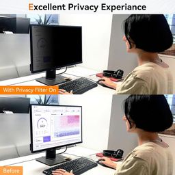 LIONS HEAD ] 27 Inch Computer Privacy Screen for 16:9 Aspect Ratio Widescreen Monitor, Eye Protection Anti Glare Blue Light Computer Monitor Privacy Filter, Removable Anti-Scratch 27in Protector Film image 2