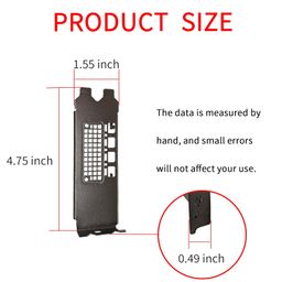 Lzcdelyxiao Long Full Height Bracket Compatible with Nvidia Quadro RTX A2000 with 4 Screws image 3