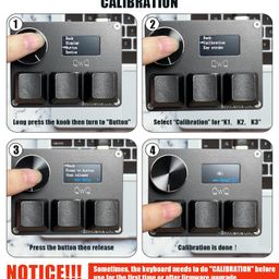 BTXETUEL SayoDevice O3C OSU Keyboard Rapid Trigger Hall Switches Magnetic Linear Switches Keyboard with Knob and Screen,Copy Paste,Shotcut,Macro Hotswap Mini Keypad.… image 4