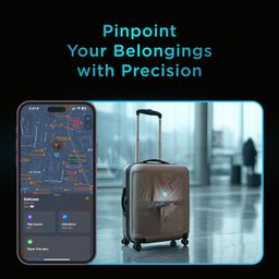 URBN TagiT Smart Coin Finder - Apple MFi Certified Tracker, Works with iOS Devices Only, 1-Year Battery, Audible Alerts, Lost Mode, If Left Behind Notifications, Free Lanyad Included image 5
