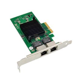ulansen Dual-Port PCIe X4 Gigabit Network Card 1000M PCI Express Ethernet Adapter with Intel 82576 Two Ports LAN NIC Card for Support PXE SR-IOV for Windows/Windows Server/Linux/Freebsd/DOS with Low Profile image 4