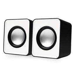 power plus Powerful Mini 2.0 Multimedia Speaker for PC USB Powered 6 Watts, Compact Size, Clean Look, AUX Input, Volume Control for PC, Laptops, Desktop image 1