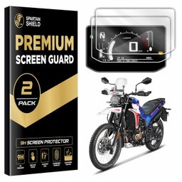 Spartan Shield [2 PACK] Digital Meter Screen Guard For HERO XPULSE 210 - Top Model | TFT Digital Display Speedometer Protector || Water Resistant || Xpulse210 Bike 9H Instrument Cluster Accessory 2025 [Not Tempered Glass] image 1